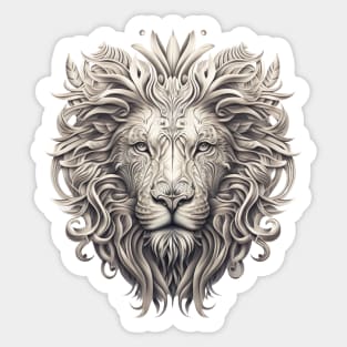 Lion Face Sticker